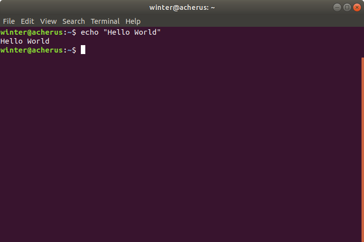 Terminal on Ubuntu